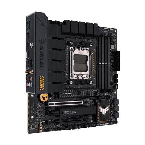 Asus | TUF GAMING B650M-PLUS WIFI | Processor family AMD | Processor socket AM5 | DDR5 DIMM | Memory slots 4 | Supported hard di - 2